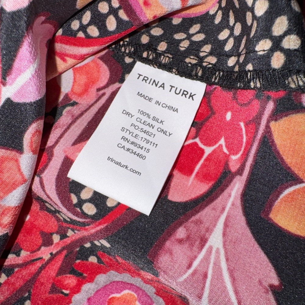 Trina Turk Multicolor Off-Shoulder Blouse - Picture 7 of 10